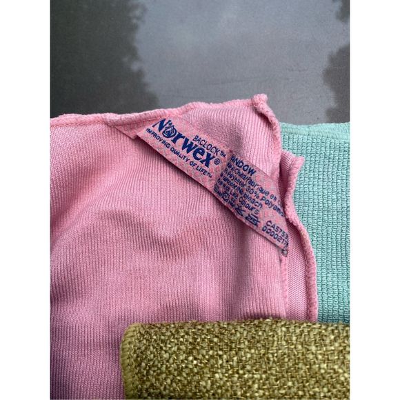 NORWEX Mop System w/ 3 used Pads 5 Hand cloth for window polish 2 enviro 1 fruit - Picture 12 of 16